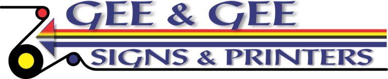 gee gee printers logo colour